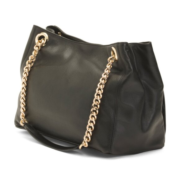 VALENTINO BY MARIO VALENTINO Made In Italy Leather Verra Signature Tote - Picture 5 of 5